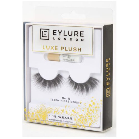Eylure Luxe Plush No. 15 Eye Lashes 1500+ Fibre Count
