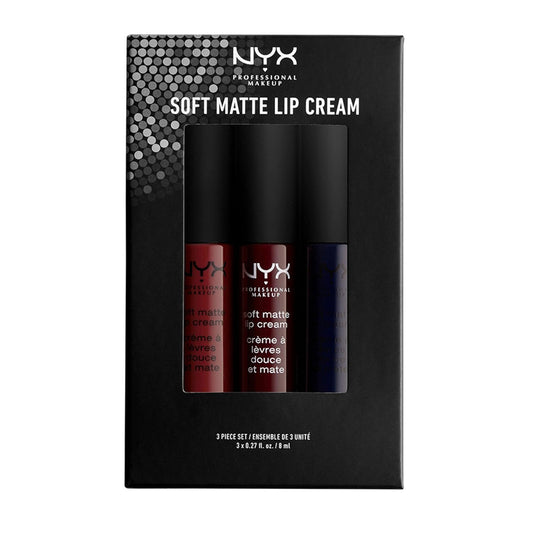 NYX Professional Soft Matte Lip Cream 3 Pc Set
