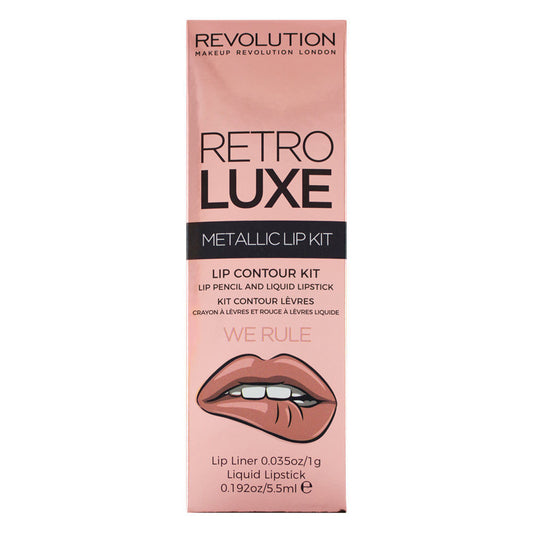 Revolution Retro Luxe Metallic Lip Kit We Rule