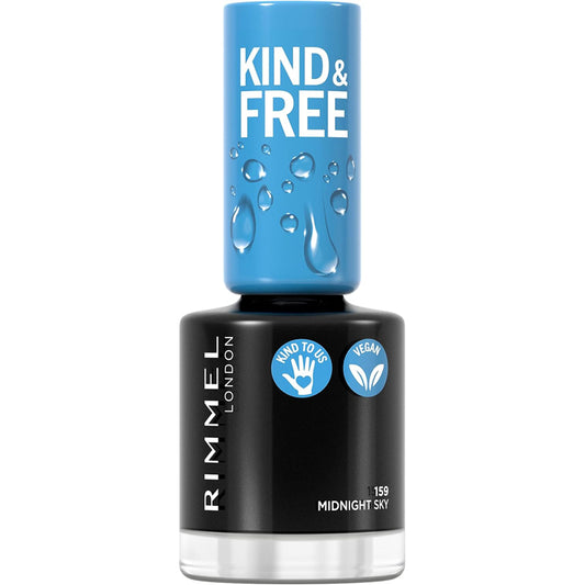 Rimmel Kind & Free Clean Nail Polish 159 Midnight Sky