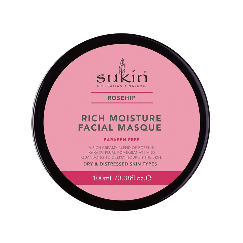 Sukin Rosehip Rich Moisture Facial Masque 100ml (1049110)