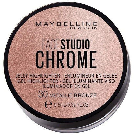 Maybelline Face Studio Chrome Jelly Highlighter Metallic Bronze