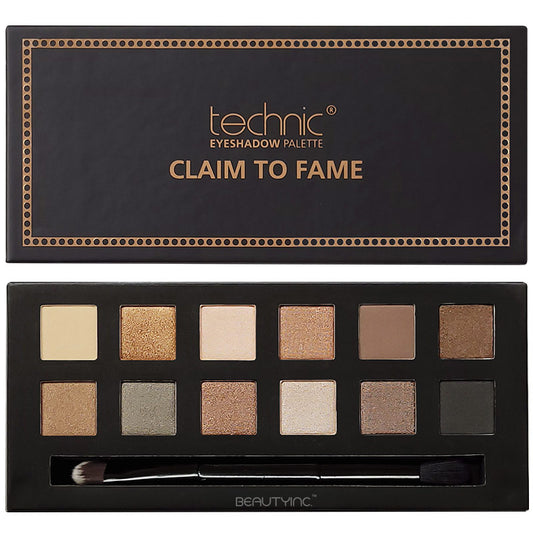 Technic 12 Colours Eyeshadow Palette Claim To Fame2